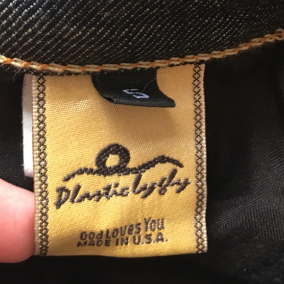 *Flared* NWT Distressed Embroidered Back Flap Pocket Jean w/ Boot Cut Flare - Picture 5 of 7